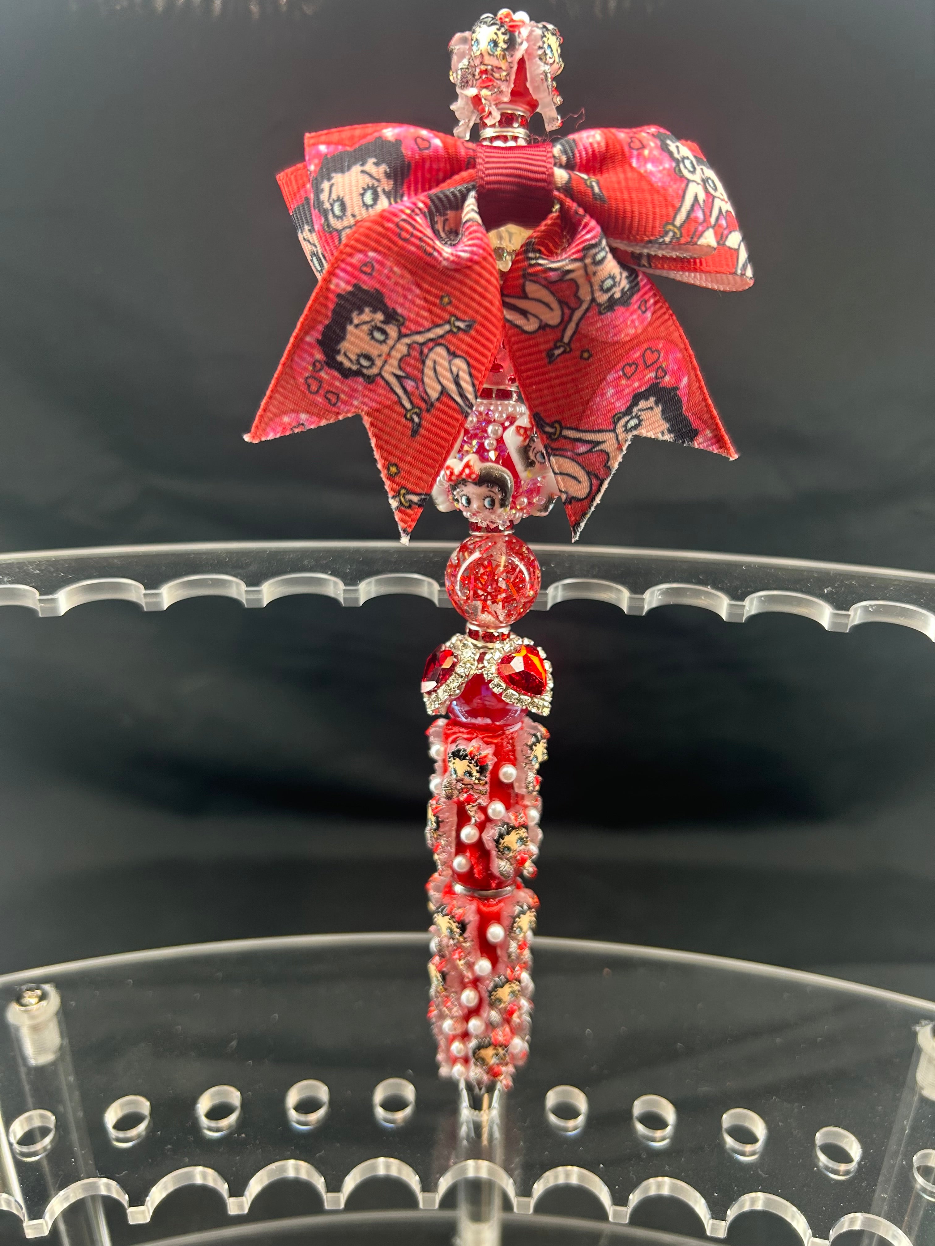 Betty boop beaded pen
