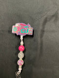 OBGYN Nurse - Beaded Badge Reel