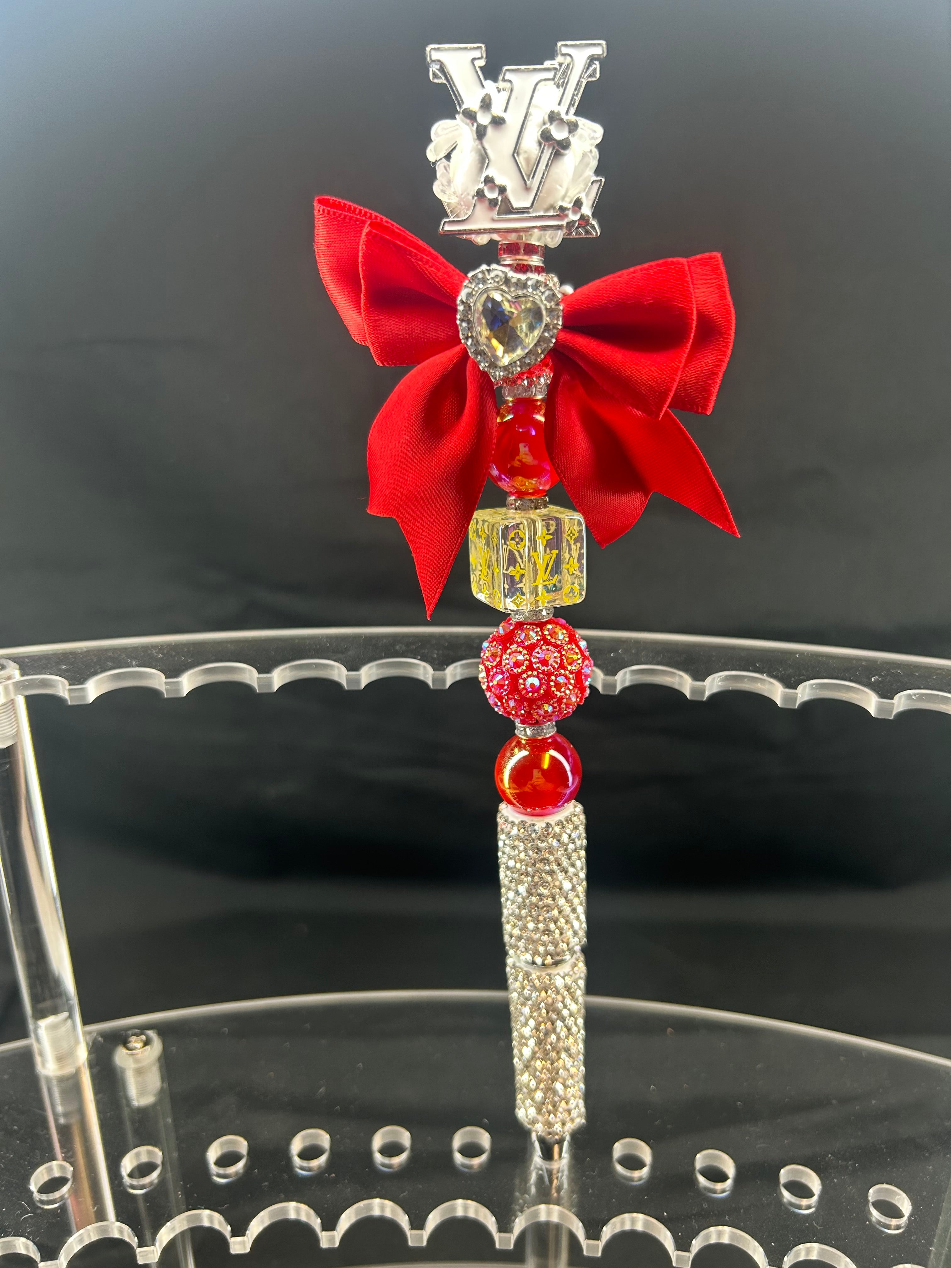 LV beaded pen
