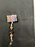 Med - Beaded Badge Reel