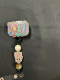 OT - Beaded Badge Reel