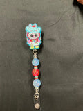 Labubu 2 - Beaded Badge Reel