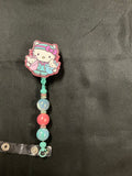 OB - Beaded Badge Reel