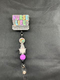 Nurse Life (Style 2) - Beaded Badge Reel