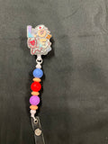 Nurse - Beaded Badge Reel
