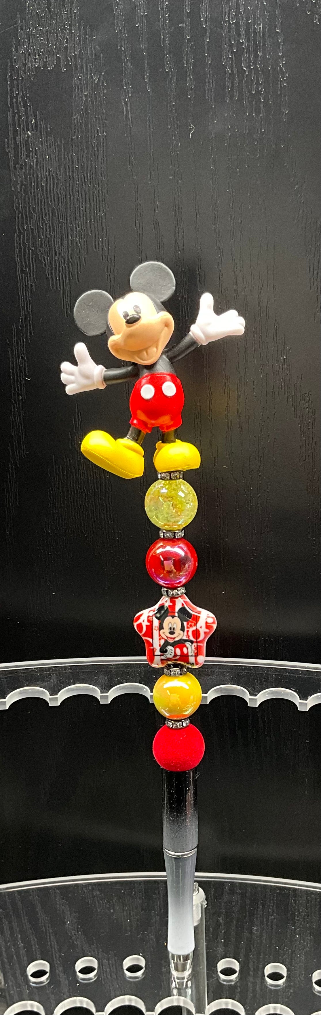 Mickey beaded pen