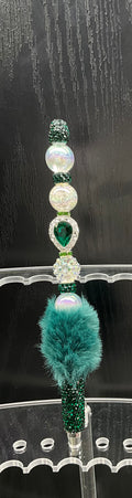 Green beaded pen