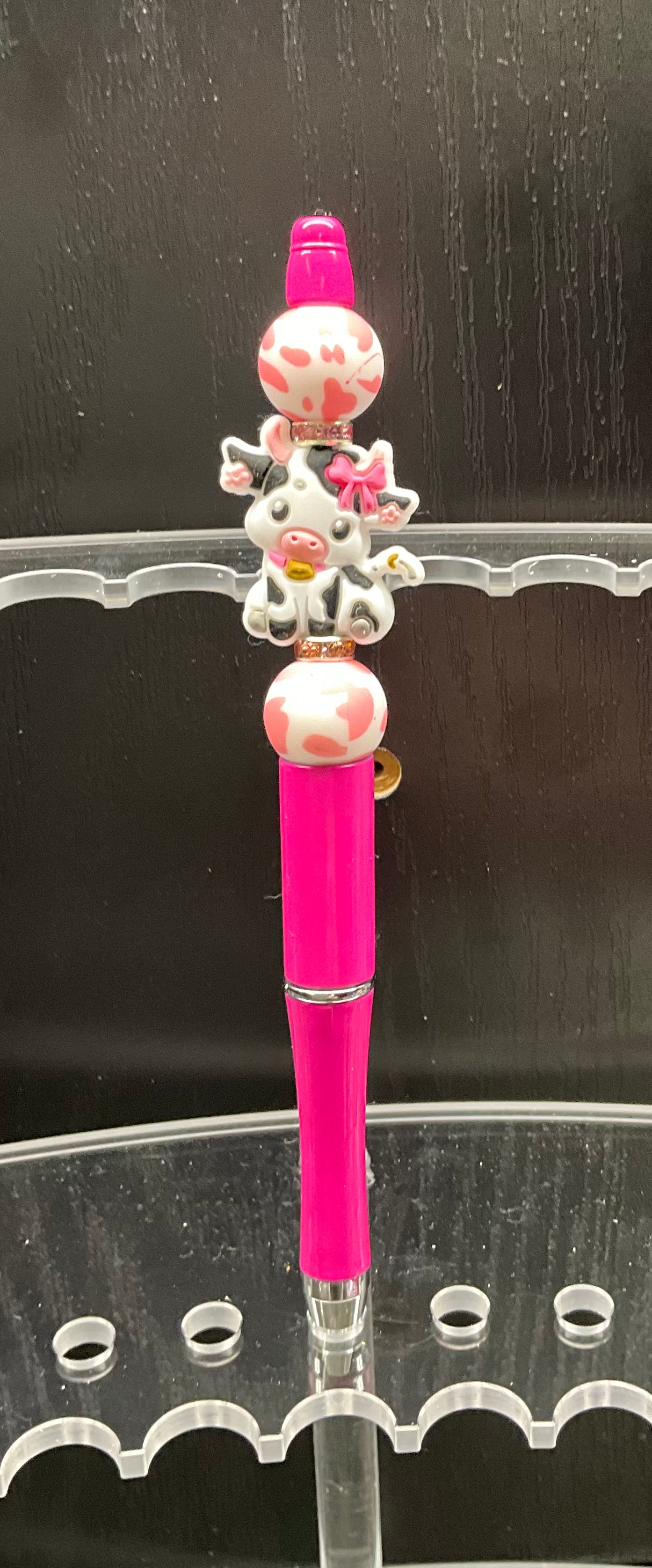 Cow beaded pen