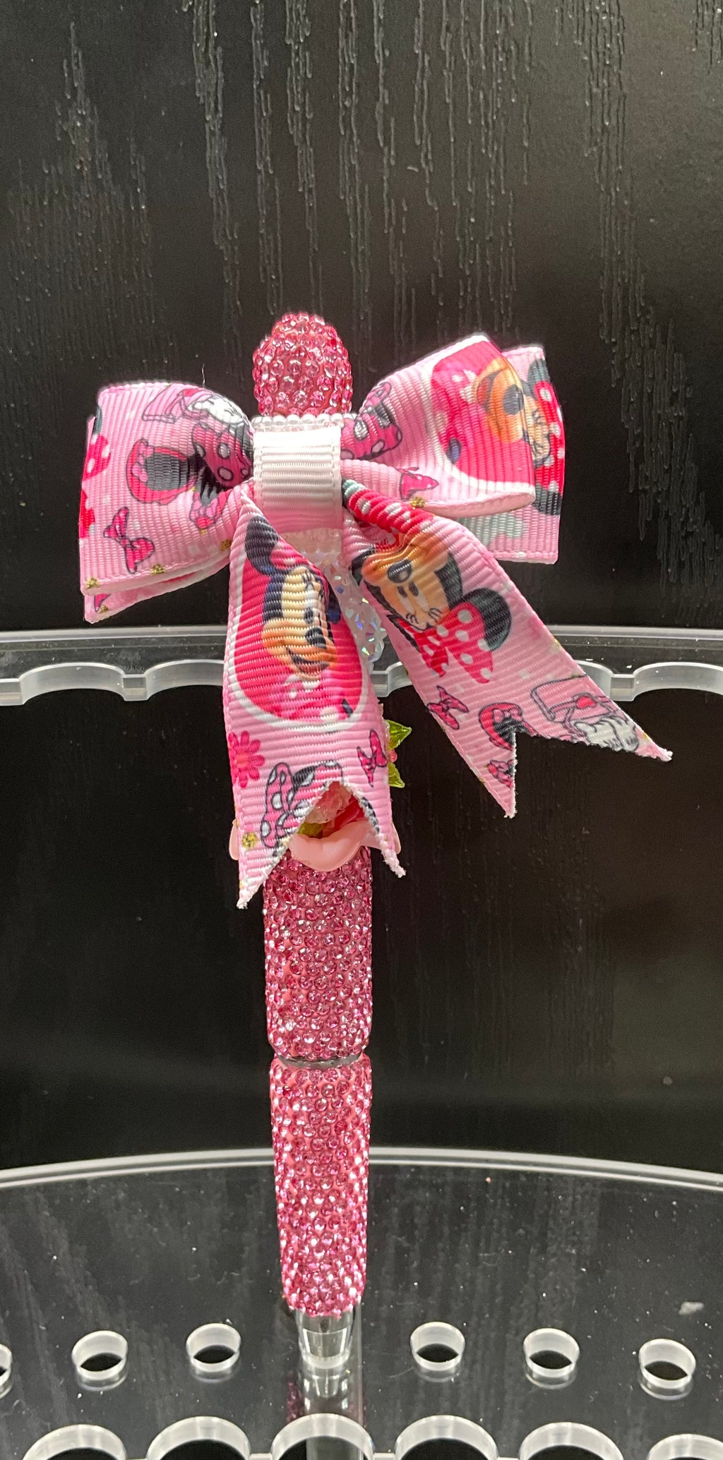 Mini mouse beaded pen
